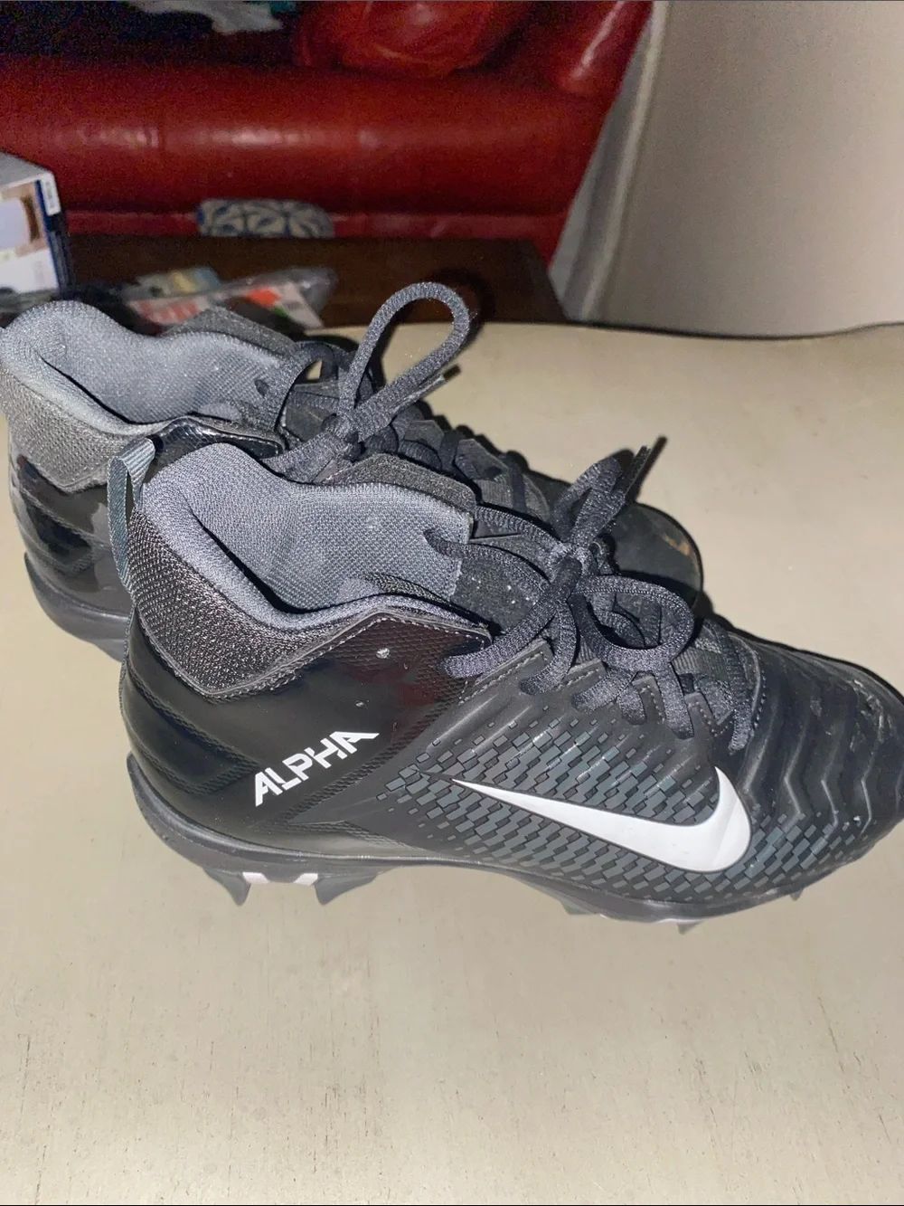 Nike Alpha Cleats, Size 5.5 youth, great condition plus